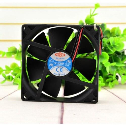 New original DF1209BA 9025 refrigerator fan 12V 0.25A double ball cooling fan