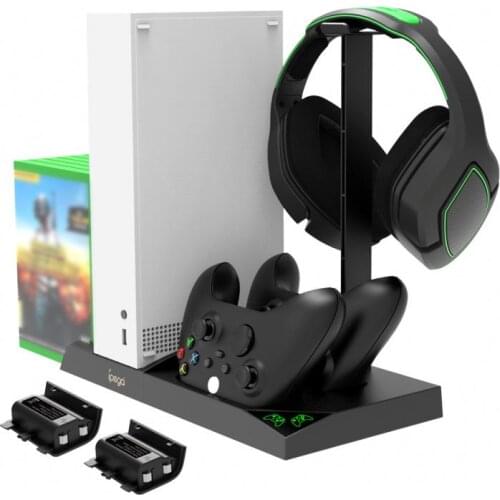 Cooler Fan Stand For Console X Box Xbox Series X S Control Controller Battery Charger CD Holder Support Accessories Dock Station