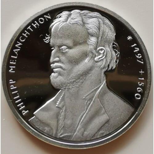 Silver Coin Federal Republic of Germany 10 Mark 1997 100% Real Genuine Original Coin,comemorative Collection Coins