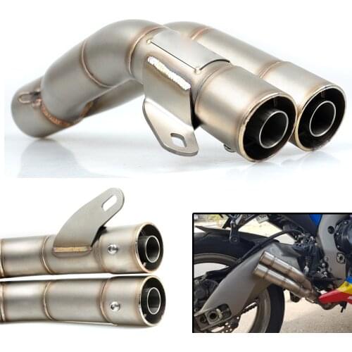 Universal Escape Motorcycle Motorcross Scooter Exhaust Pipe Muffler For Yamaha YZF R1 R3 R6 R15 R125 2006-2010 2006 2007 2008
