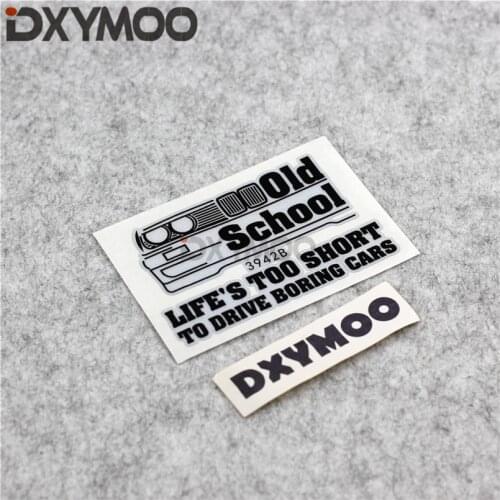 Doodle Street Culture Car Styling Vinyl Tape Fashion OLD School Life Short Drive Boring Cars tail bumpers