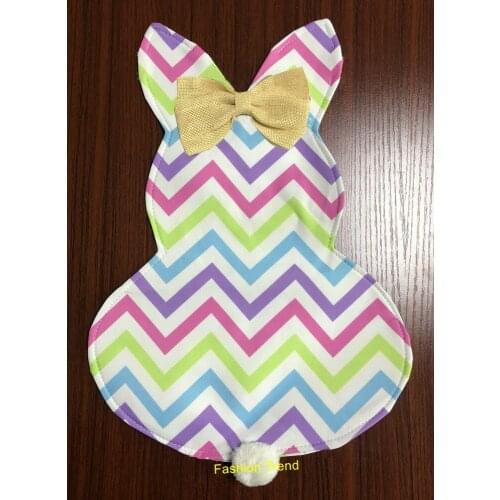 10pcs/lot good quality best selling chevron easter garden flag canvas material 12*18inch outdoor decoration garden flag