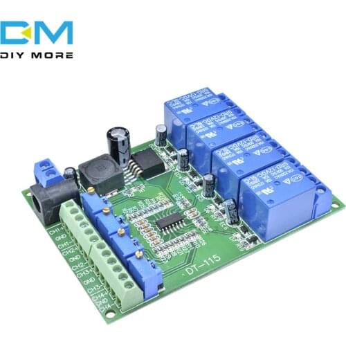 DC 12V 4 Channel 4CH 4 CH Voltage Comparator Stable LM393 Comparator Diy Kit Electronic PCB Board Module
