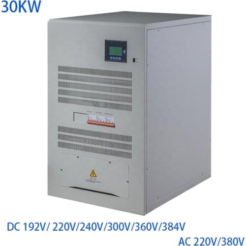220VAC/380VAC 3 Phase inverter 30KW Pure Sine Wave Inverter 192VDC-384VDC Off Grid Inverter Converter for Solar generator