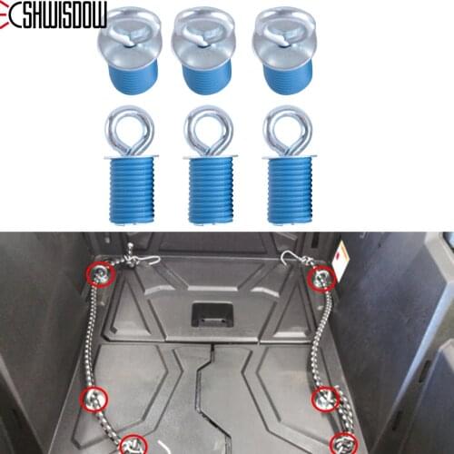 Tie Downs Anchors For UTV ATV Tie Down Anchor for Polaris RZR 570 900 ZR S 900 800 1000 XP Sportsman 110 400 450