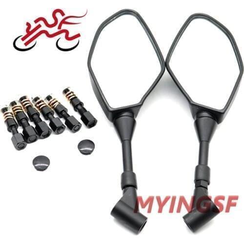 Side Rearview Mirrors Brand New Pair Of rear Mirrors FOR YAMAHA FZ-6/FZ-8/FZ-1/MT-01/MT-03/XJ6/XJR 1200/XJR 1300