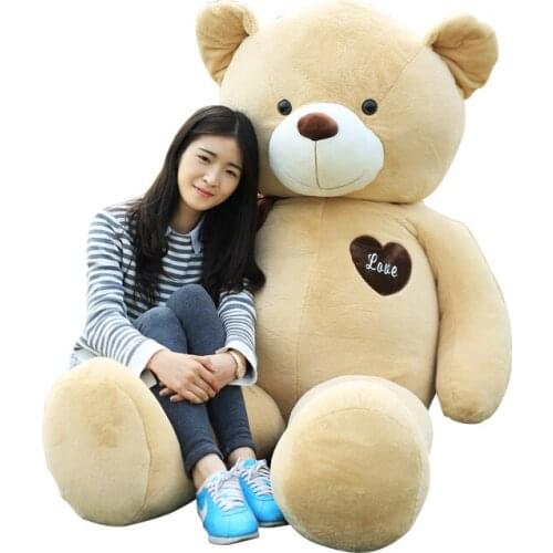 Jumbo bear doll large rag doll plush toy baby bear doll girl hug bear lover birthday gift 120cm 140cm 160cm 180cm DY50462
