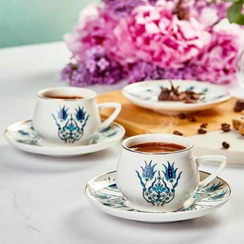Porcelain Coffee Cup Luxury Set Of 12 And Saucer Turkish Tea Coffee Cup Mug And Saucer Plate Espresso Decorative Set And Holder