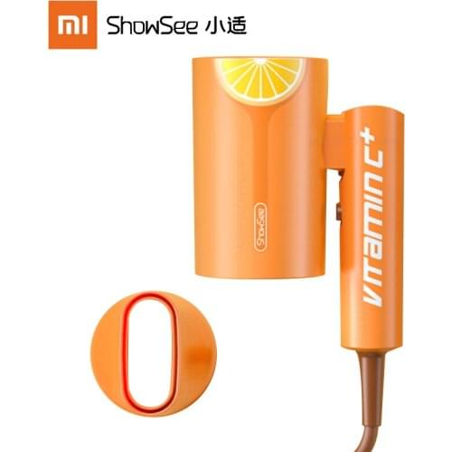 Xiaomi Showsee Hair Dryer VC Essence Anion Hairdryer Professinal Quick Dry 1800W Travel Home Hot Cold Air Hairdryer VC100