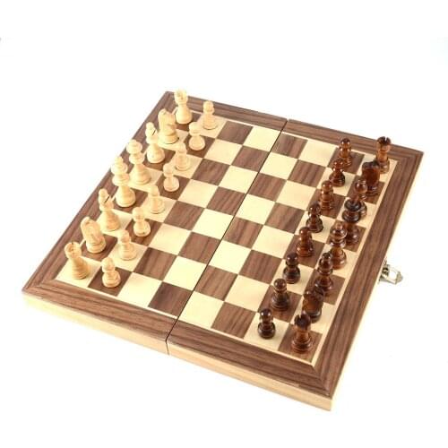 HOT International Chess Set Teaching Competition Oversized Chessman Luxurious Premium Gift Box Solid Wood Board