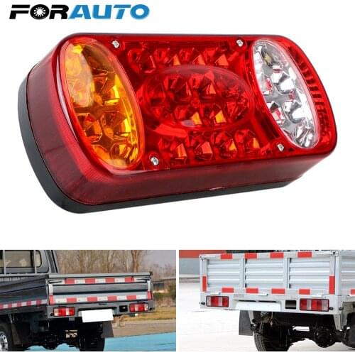 Signal Indicator For Trailer Lorry Rear Stop Brake Lights 12V Car Truck Tail Light 1Pc Rear Lamps 32LED Taillight Waterproof