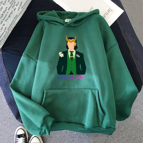 Loki Sweatshirt Funny Tva Variant Hoodie God of Mischief Sweatshirt Tom Hiddleston Tops Streetwear Long Sleeve Aesthetic Clothes