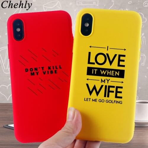 Fashion Letter Phone Case for IPhone 6s 7 8 11 Plus Pro X XS MAX XR SE Funny Cases Soft Silicone Fitted back Cover Accessories