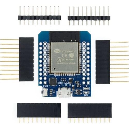 10PCS MH-ET LIVE D1 Mini ESP32 ESP-32 WiFi+Bluetooth Internet of Things Development Board Based ESP8266 CH9102X CP2104