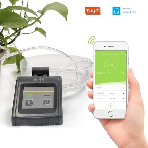Wifi Automatic Irrigation Control Tuya Smart Garden Watering Water Pump System Timer Smart Life APP Remote Control Monitor
