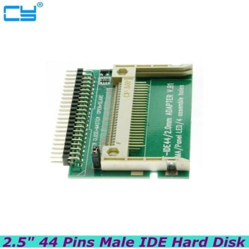 CF Compact Flash Merory Card to Laptop 2.5" 44 Pins Male IDE Hard Disk Drive HDD SSD Adapter