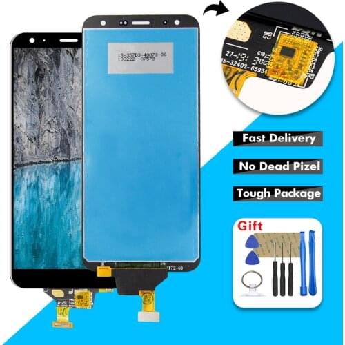 For LG K40 2019 / K12 Plus X420 LMX420EM Touch Screen Digitizer LCD Display Assembly with Frame + Tools