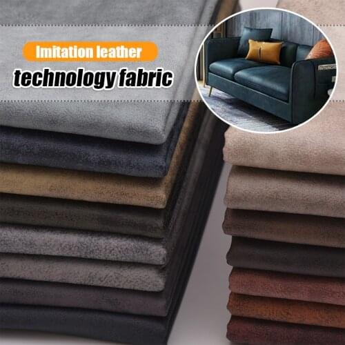 1M Imitation Leather Nanotechnology Fabric Wear-resistant Technology Fabric For Anti-fouling Seat Cover Upholstery Pouf Sofa