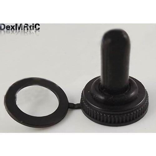 10pcs 12mm button switch caps toggle switch cover waterproof rubber sleeve WPC-05 waterproof switch cap