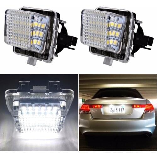2 pcs Car LED Number License Plate Light 12V For Mercedes Benz C E S CL W204 W221 W212 W216 C207 Car Tuning Accessories