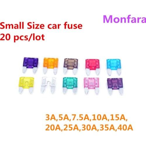 20Pcs/lot Auto Car Truck ATC Fuse different AMP small size fuse,high quality