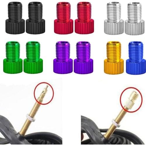 Bike Presta Valve Adapter Convert Presta to Schrader French/UK to US Inflate Tire Using Standard Pump or Air Compressor