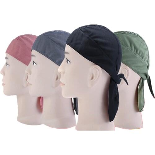 Quick Dry Pure Cycling Cap Head Scarf Summer Men Running Riding Bandana Headscarf Ciclismo Pirate Cap Headband Men Head Scarf