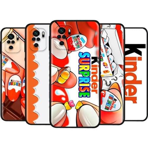 Trolly egg KINDER JOY Surprise For Xiaomi Redmi Note 10S 10 9 9S 9T 8T 8 7 6 5 Pro Max 5A 4X 4 5G Soft Silicone Phone Case