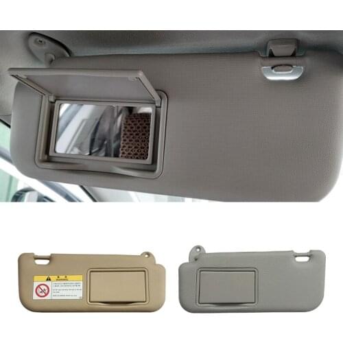 For Toyota Corolla E160 E170 2014 2015 2016 2017 Interior Front Left / Right Sun Visor Panel Sunvisor with Makeup Mirror