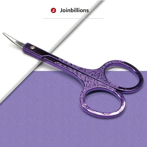 Colorful Steel Makeup Scissors Beauty Tools Eyebrow Cuticle Hair Cutter