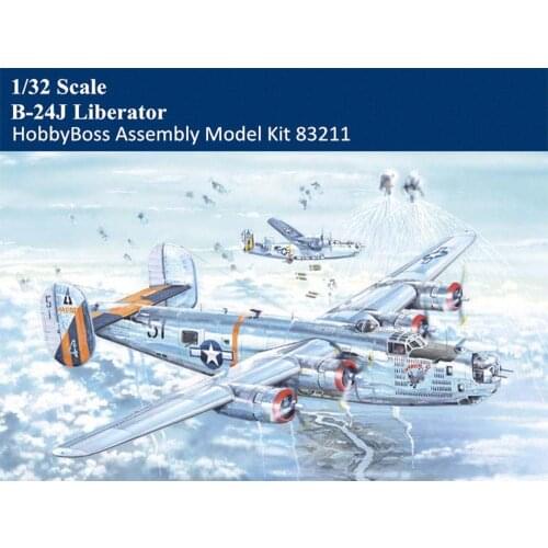 HobbyBoss 1/32 83211 B-24J Liberator Bomber Military Plastic Assembly Model Kit
