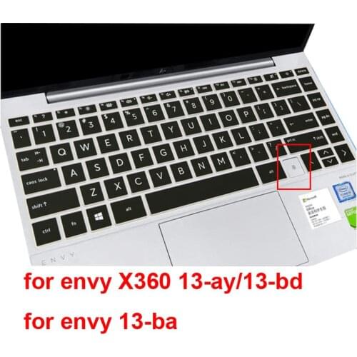 Washable Laptop Keyboard Cover ForHP ENVY X360 15-bd001TX PAVILION 15-CB073TX / CB075TX Silicone Waterproof Notebook Protector