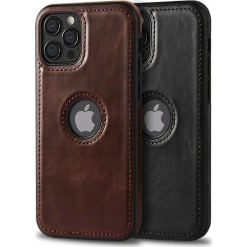 PU Leather Soft Phone Case For iPhone 12 11 Pro Max X XR XS Max 12Mini 7 8 Plus Shockproof Bumper Back Cover for iPhone 12 Pro