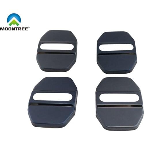 4 x Black for Dodge Journey Avenger Ram Caliber Car Door Lock Cover case sticker