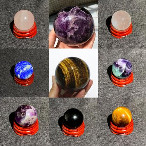 100% Natural Crystal Ball Energy Polished Very Beautiful Reiki Healing 20mm-30mm Stones and Crystals Healing Stones