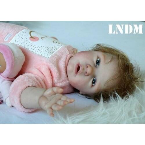 NPK 26inch Reborn Doll Kit Margot limited Edition Lifesize Toddler Kit Unifished Doll Parts