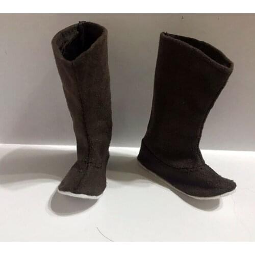Ancient Chinese Soldiers Shoes 1/6 Doll Boots Cloth Boots Classic 12'' Action Figure Model Toy Accessories Collection Souvenirs