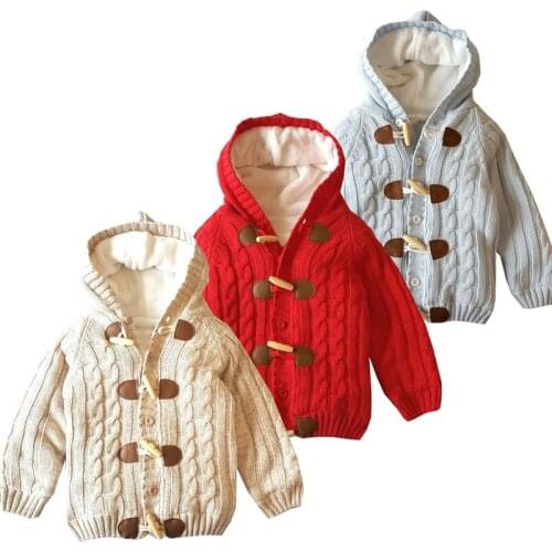 Baby boys girls autumn winter coats Jackets kids casual thick parkas Infant children plus velvet outerwear
