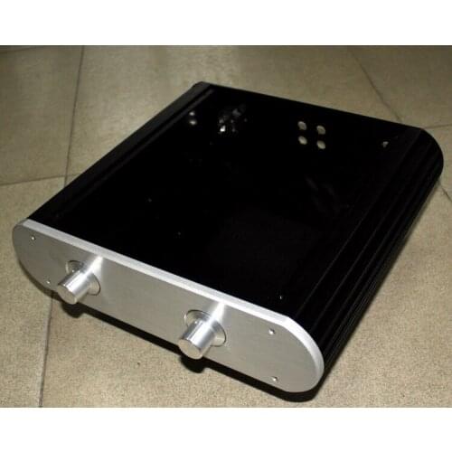 WA28 Full aluminum amplifier chassis / Tube amp / Class A amplifier / AMP Enclosure / case / DIY box (335*82*312mm)