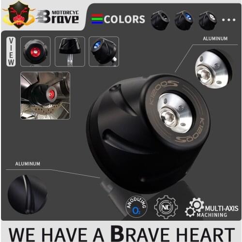 For BMW K1200S K 1200 S K1200 2017 2018 2019 2020 Frame Slider Wheel Sliders Crash Pad Falling Protector Guard Cover