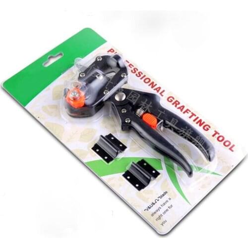 Black Color Simple Package Fruit Bonsai Tree Grafting Tools Secateurs Scissors Vaccination Knife Cutting Pruner Garden Tool