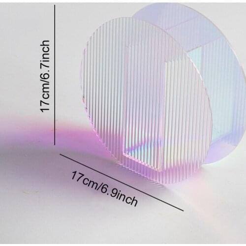 Transparent Vase Simple Acrylic Ornaments Living Room Bedroom Dried Flowers Hydroponics Decoration