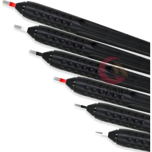 Newest Microblading Disposable Pens 3R/5R/7R/17R/19R/21R Powder Ombre Brows Microblading Tools For Microshading Brows