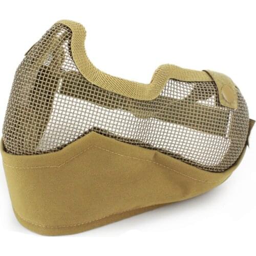 Tactical Skull Paintball V2 Mask Protective Cosplay Party CS Wargame Half Face Strike Steel Mesh Hunting Military Airsoft Masks