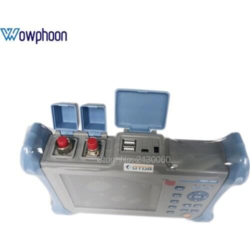 TMO-300-SM-A TMO-300-SM-B TMO-300-SM-C 1310/1550nm 28/26 30/28 32/30 80KM 100KM 120KM SM Optic Fiber OTDR Tester With 10mW VFL