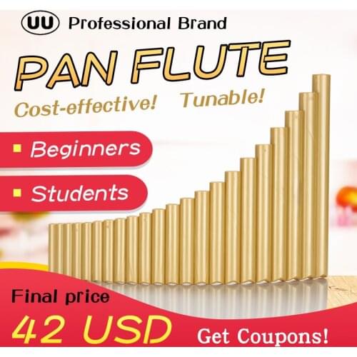 UU Pan Flute 22 Pipes G Key Tunable Flauta ABS Plastic PanFlute Professional Pan Pipe Woodwind Musical Instrument Panpipes