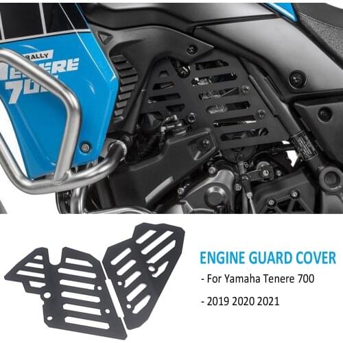 For Yamaha Tenere 700 Tenere700 XTZ700 XTZ690 T7 XT700Z 2019 2020 2021 Motorcycle Engine Guard Cover and Protector Cap Flap Set