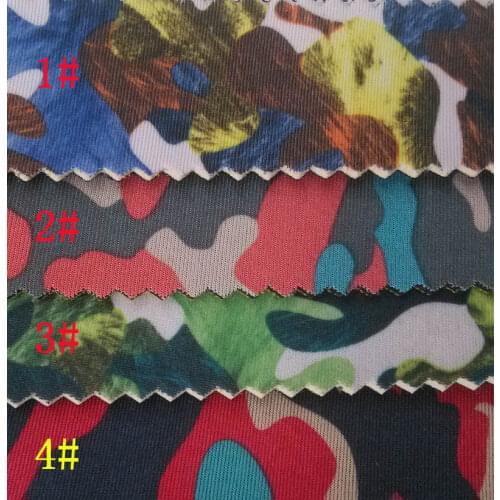 2.5MM colorful camouflage printed SRB rubber Neoprene fabrics material