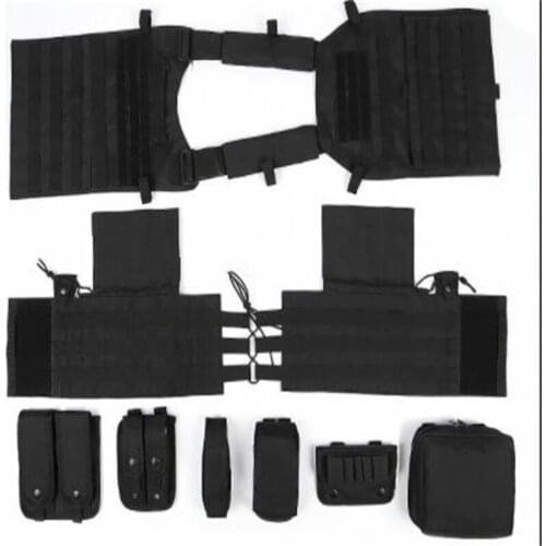 2021May new Steel wire quick release tactical vest Multifunctional combat vest Real cs body armor