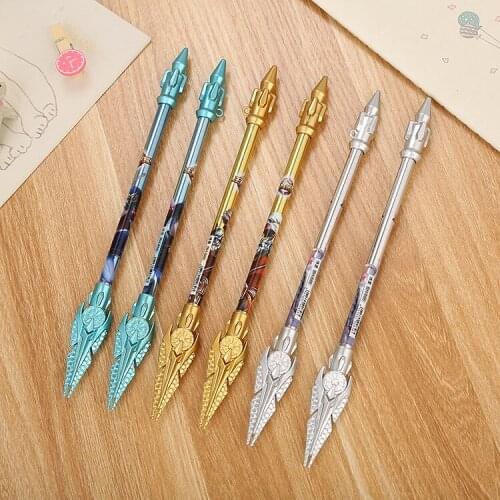 24 Pcs Creative Stationery Gel Pen Student Cartoon Learning Stationery Sign Pen Wholesale Kawaii School